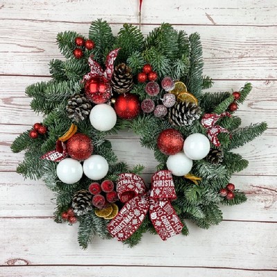 luxury-pine-blue-spruce-christmas-door-wreath-ring-delivery-flowers-florist-strood-rochester-medway-kent