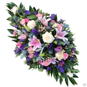 Pink & Purple Double Ended Funeral Spray