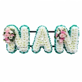 based-emerald-green-pink-white-based-nan-funeral-flowers-tribute-delivered-strood-rochester-medway-kent