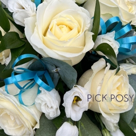 Turquoise-white-based-heart-funeral-flowers-tribute-wreath-delivered-strood-medway-rochester-kent