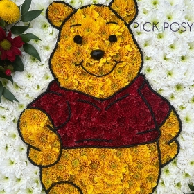 Winnie-the-pooh-bear-funeral-flowers-tribute-wreath-strood-rochester-medway-kent